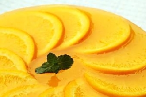鲜橙果冻酸奶芝士蛋糕