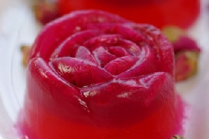 水晶玫瑰布丁