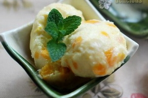 酸奶芒果冰淇淋